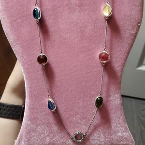 Colourful Silver Necklace